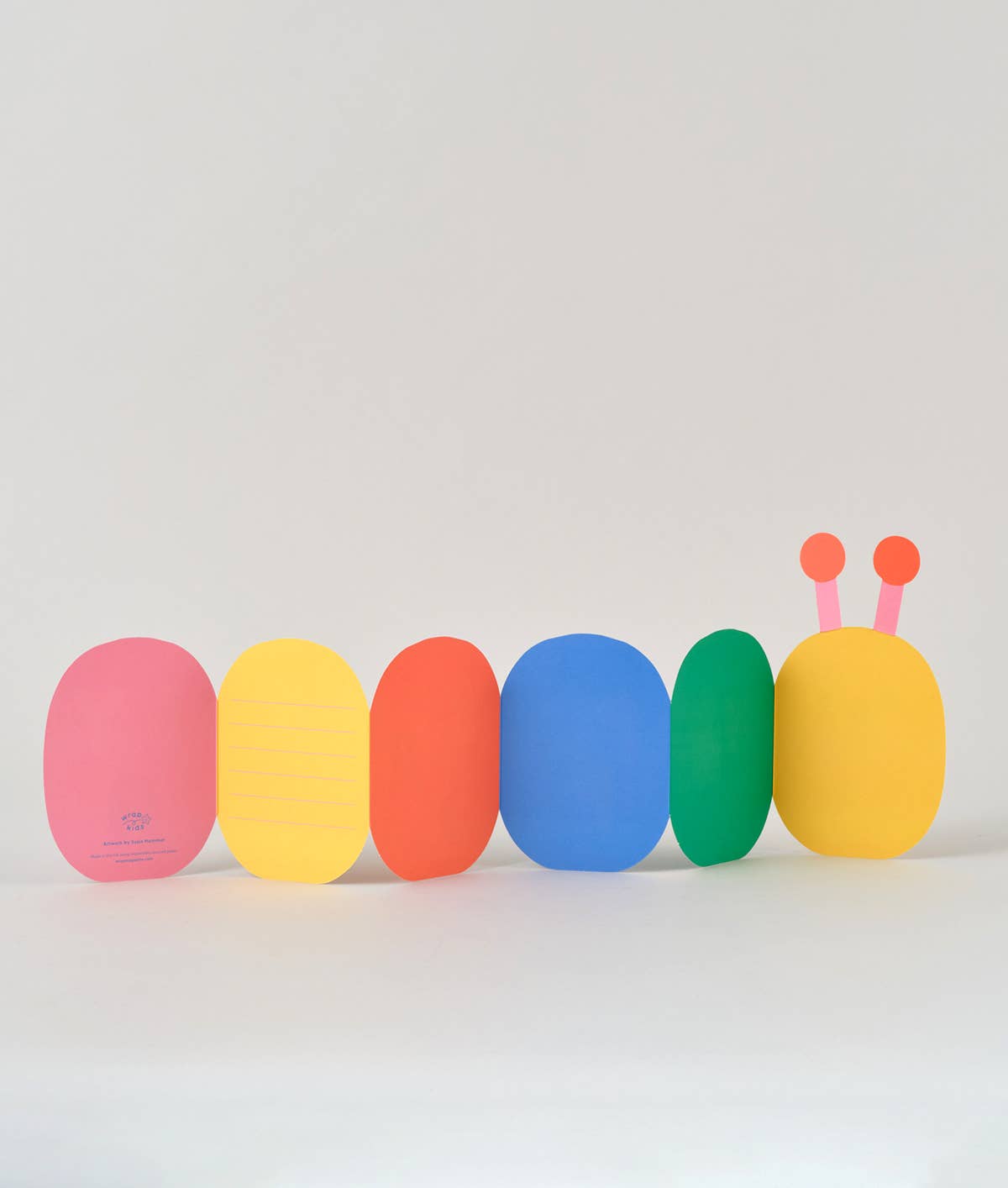 Caterpillar Fold Out Kid's Birthday Card