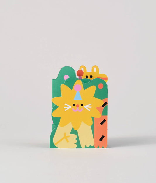Jungle Fold Out Kid's Birthday Card