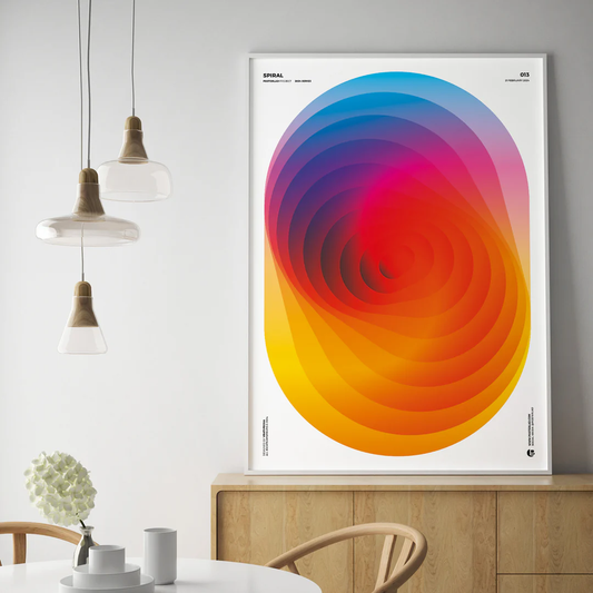 "SPIRAL" Art Poster by PosterLad