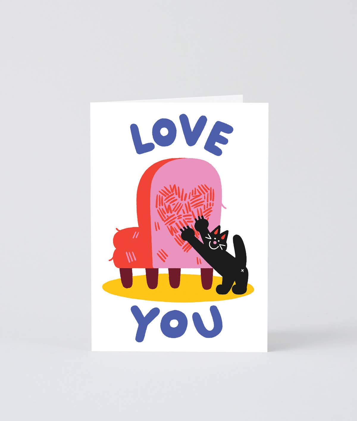 Cat Love Greeting Card