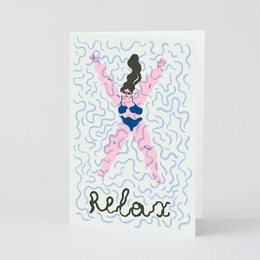 Relax Greetings Card