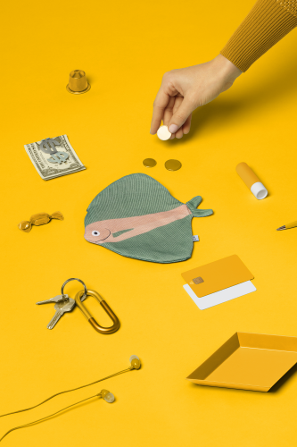 Green Fanfish - Key Pouch