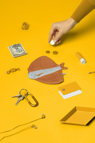 Orange Fanfish - Key Pouch