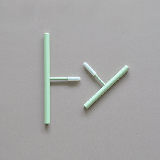 Wall-mounted hooks and Toilet Paper Holder - Mint Green