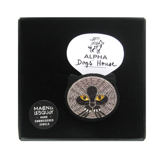 Sacred Burma Grey- Brooch