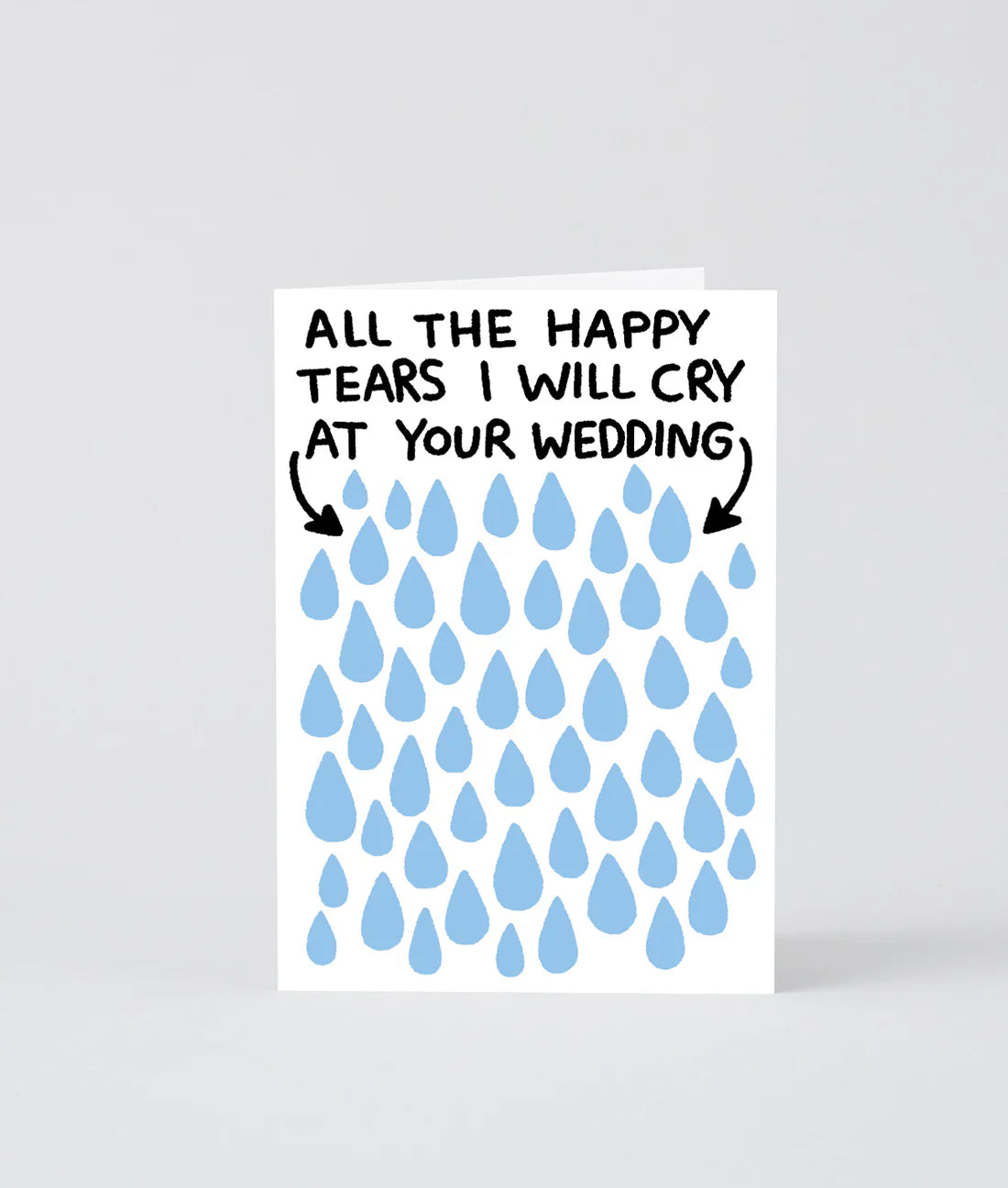 All The Tears - Wedding Card
