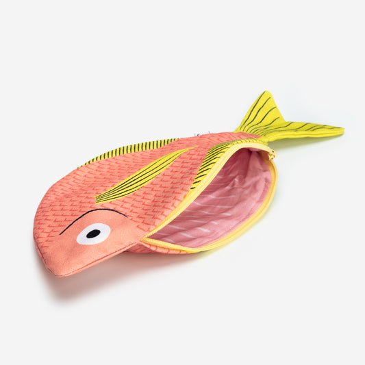 Estrigata Fish - Cotton Pouch