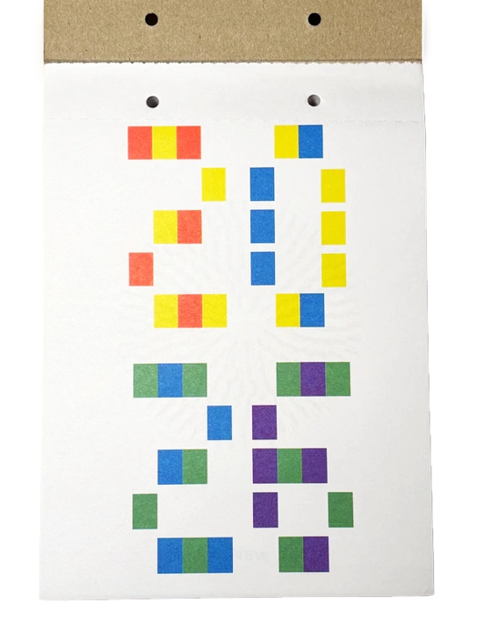 Karel Martens: Calendar 2026 – Every day is a new day