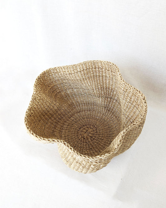 Wave Fruit Basket 06 - Natural - Medium