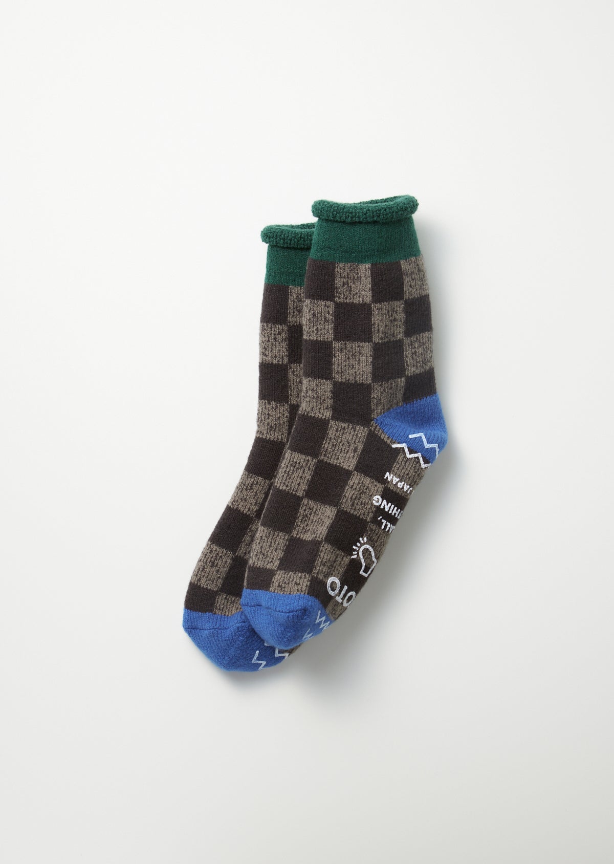 ROTOTO Pile Room Socks - Checkerboard