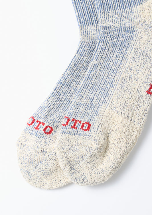 ROTOTO Pile Stripe Marl Socks