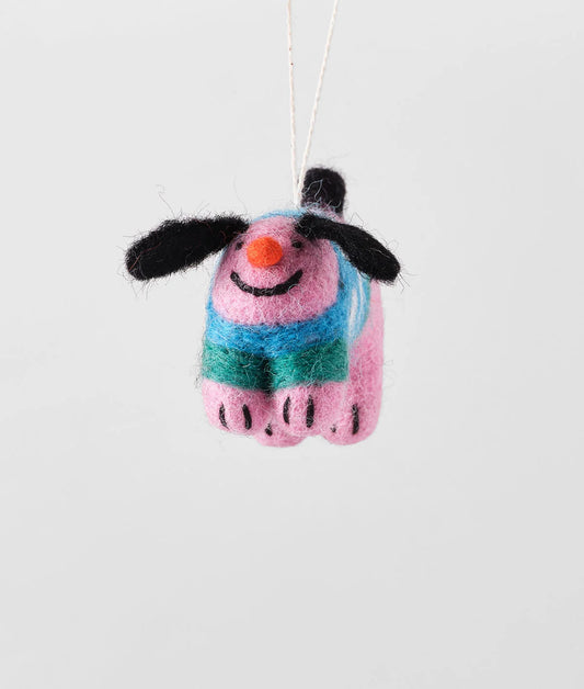 Stumpy - Dog with Abstract Jumper