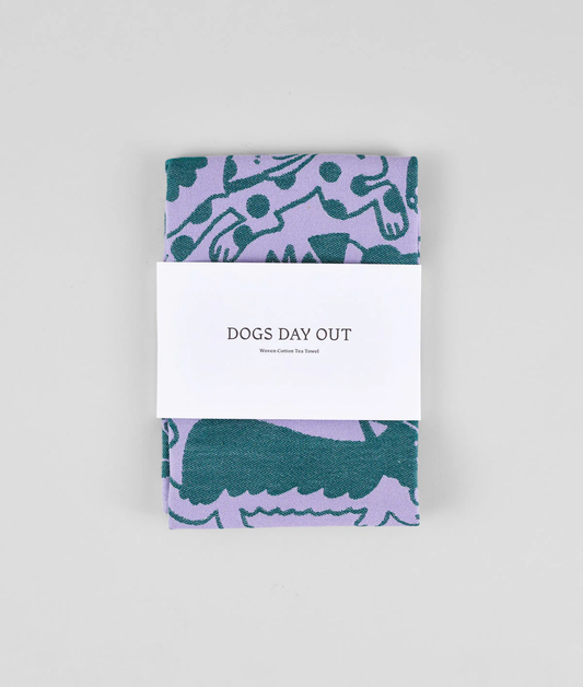 Dogs Day Out - Tea Towel
