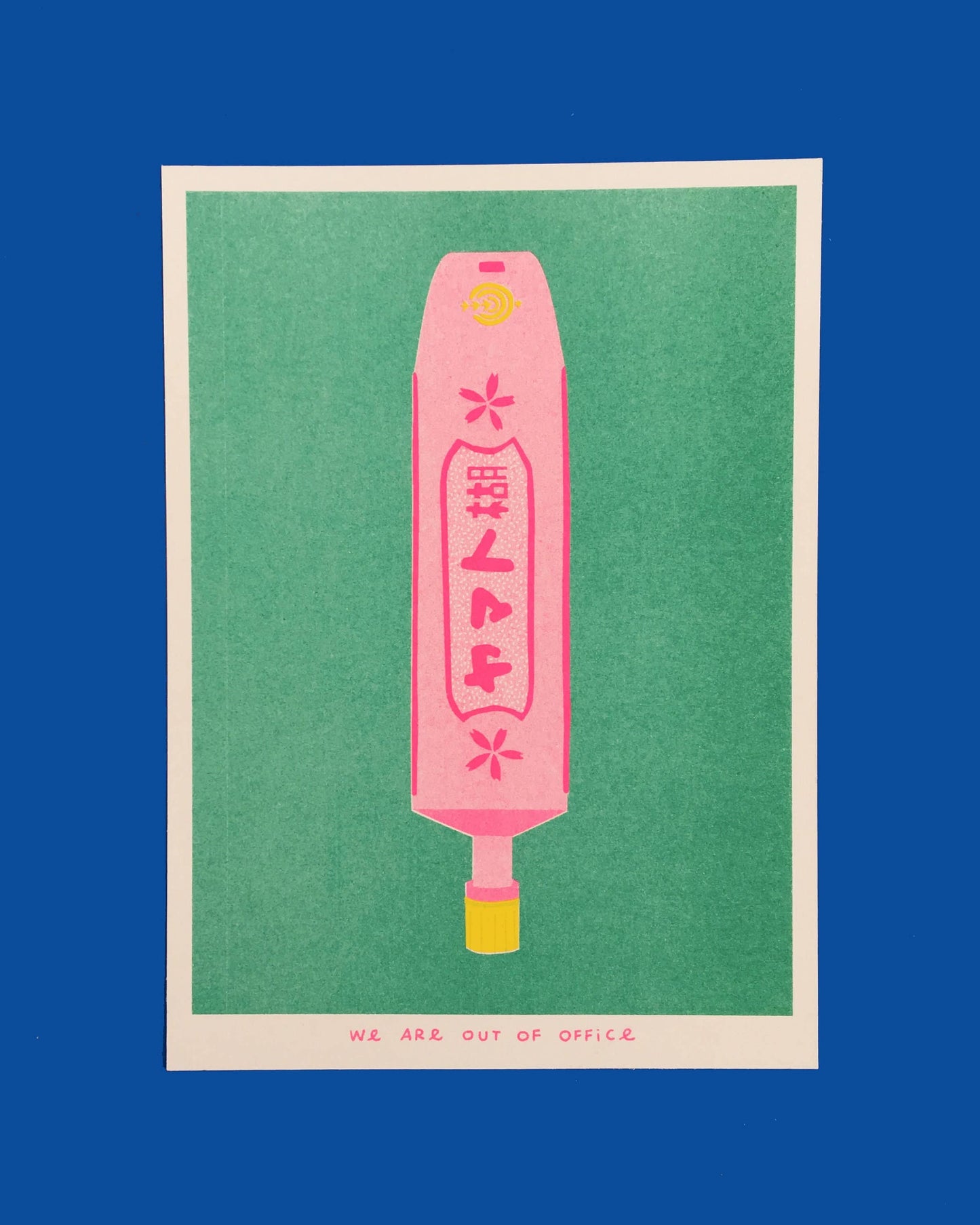 Japanese Glue - Risograph print