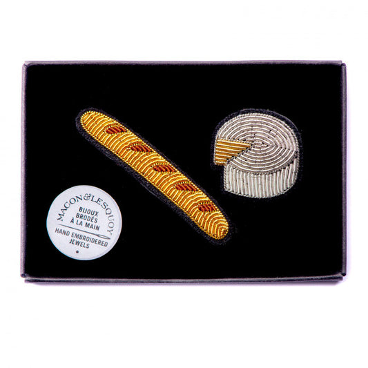 Baguette Camembert - Brooch
