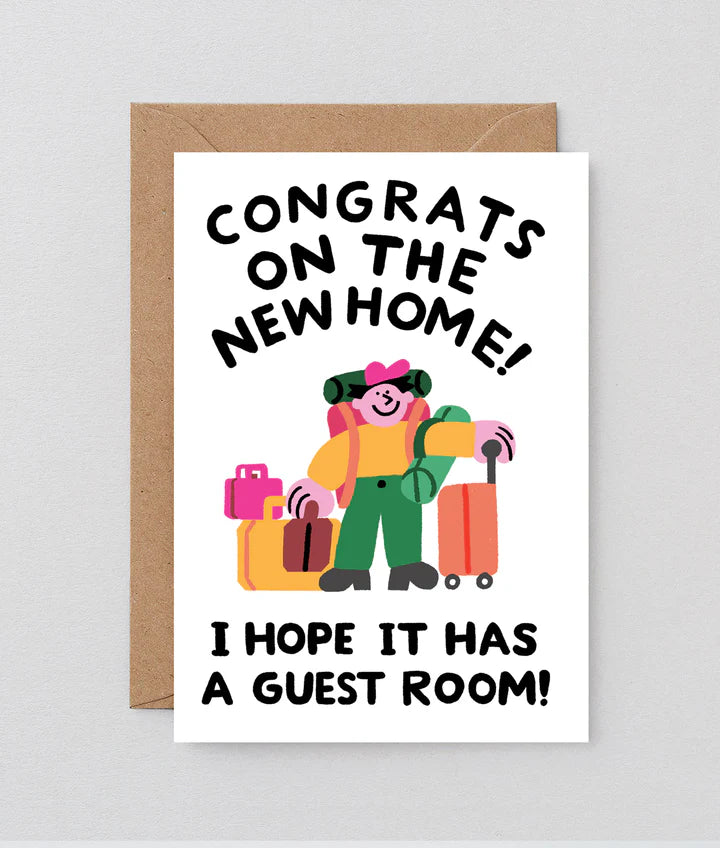 New Home Guest Room - Card