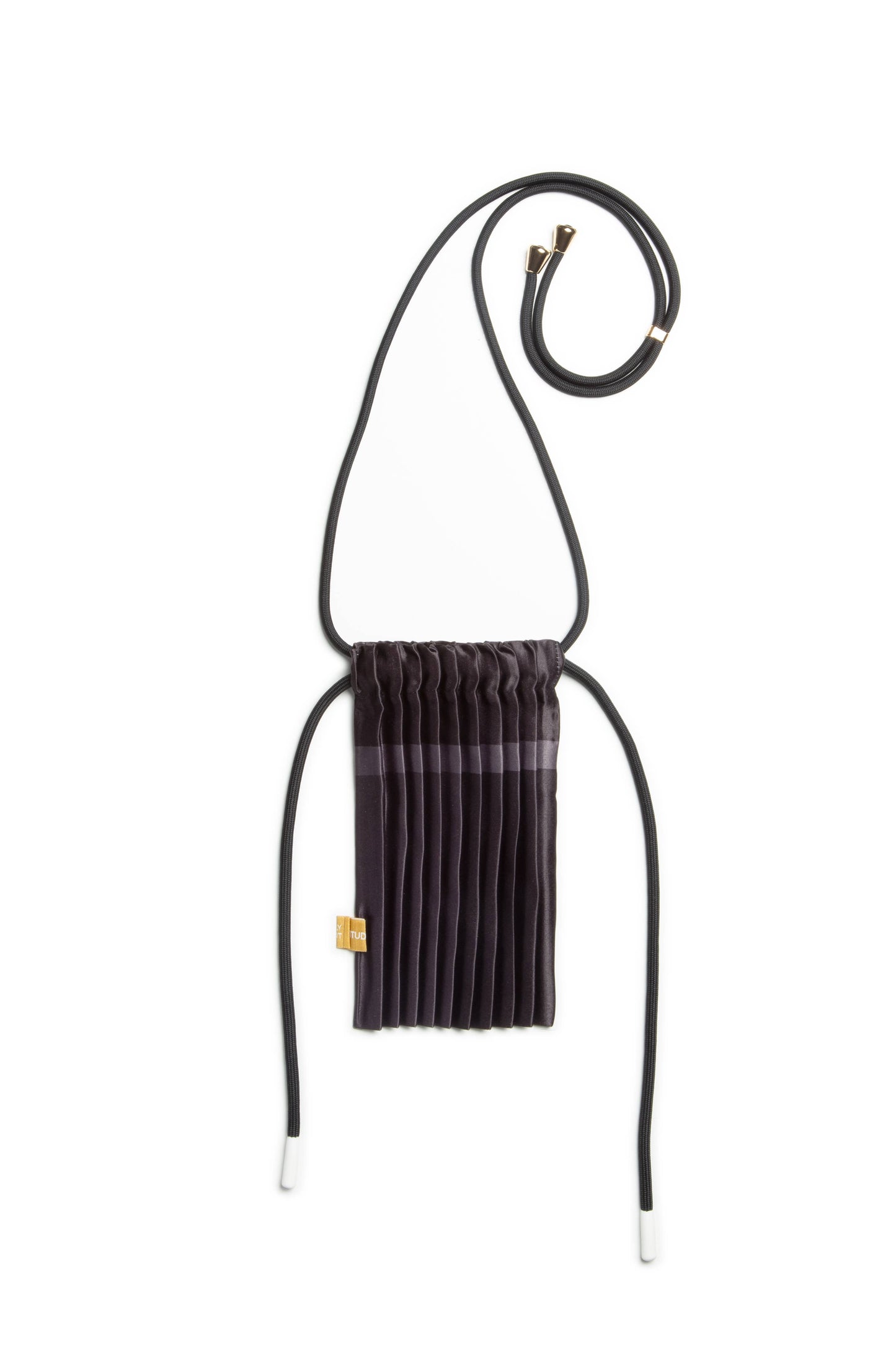 BLACK MINI PLEATED BAG - Multitudes