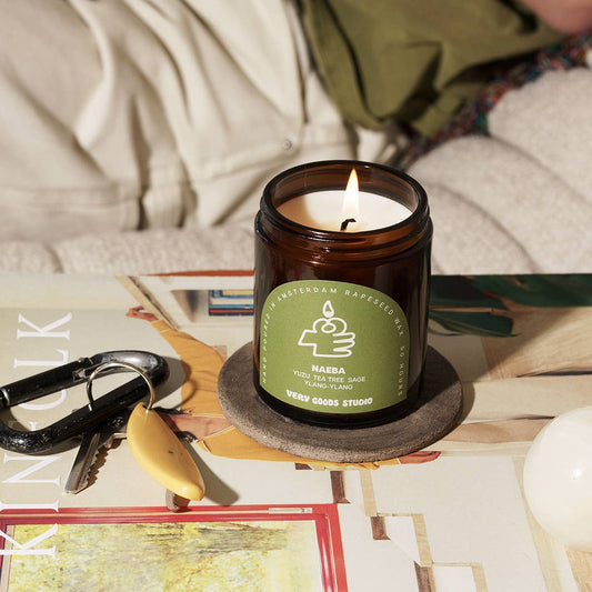 NAEBA / 170 ml / 45-50 Hours Amber Glass Jars