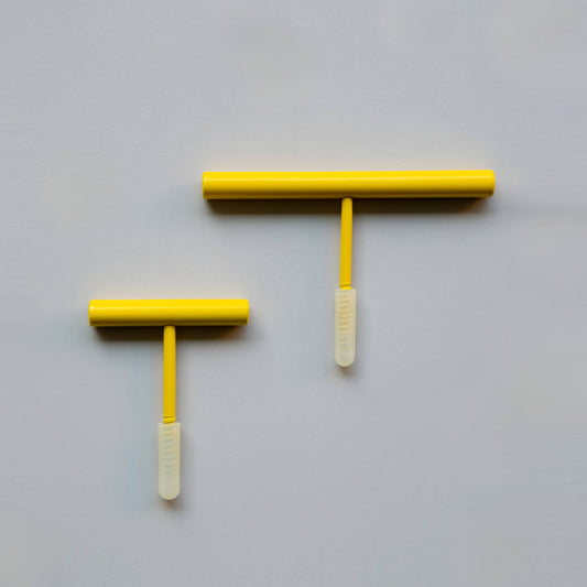 Wall-mounted hooks and Toilet Paper Holder - Sunny Yellow