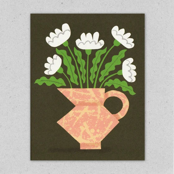 Jug Flower Card