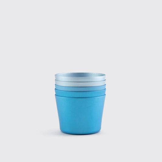 Short Aluminium Tumbler - Blue Shades