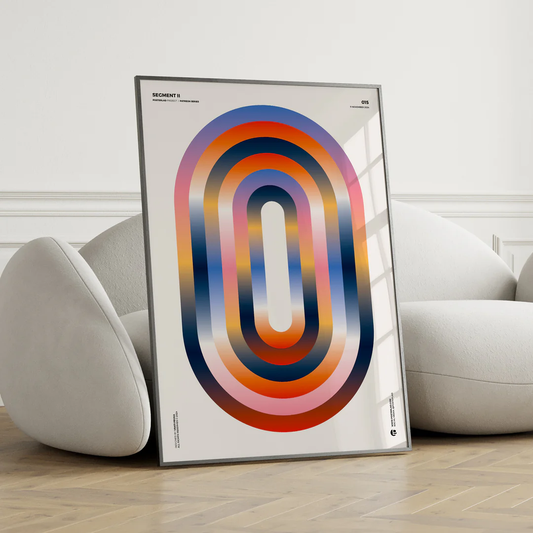 "SEGMENT ll" Art Poster by PosterLad