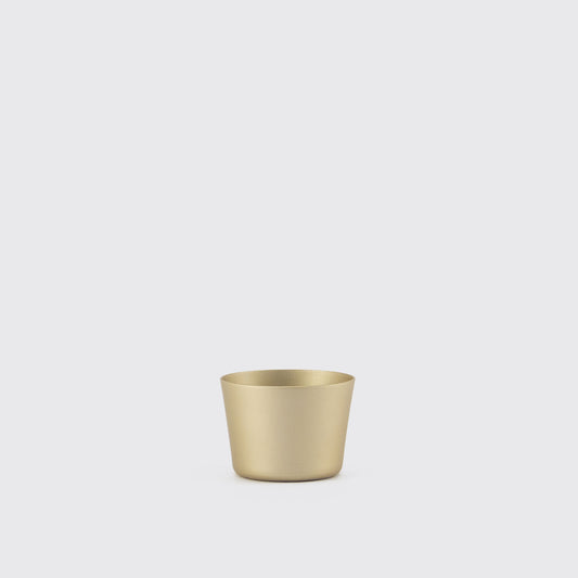 Short Aluminium Tumbler - Champagne