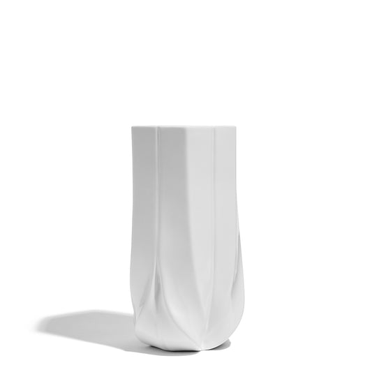 BRAID VASE - H 30cm / White