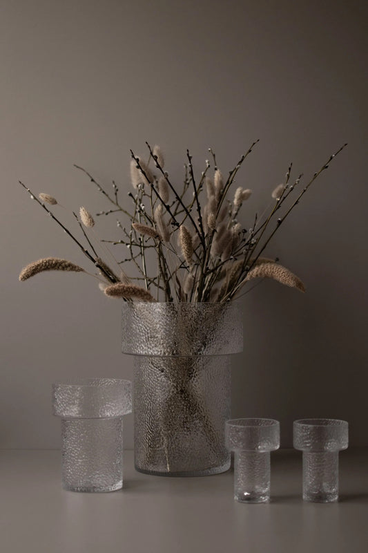 Keeper - Structure Glass vase 17cm / Medium