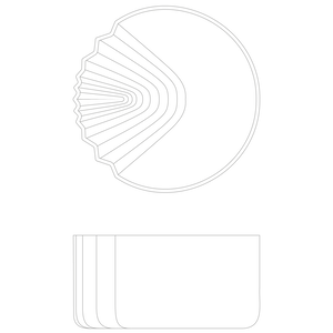 PULSE BOWL - Smoke - Ø24 cm