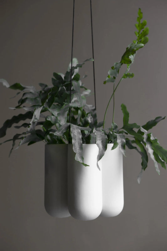 More - Hanging Pot Ø16cm / Tall / White