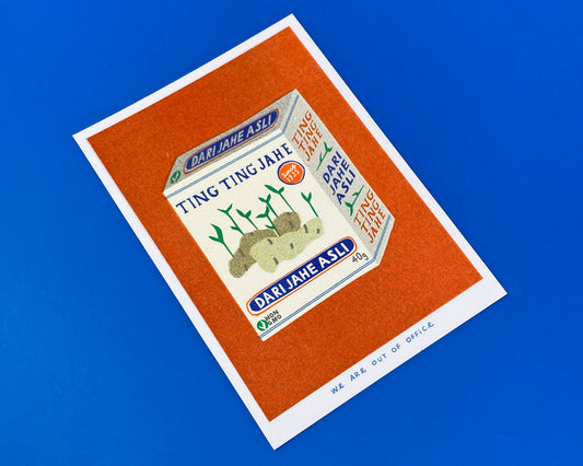 Ting Ting Jahe Ginger Candy - Risograph print
