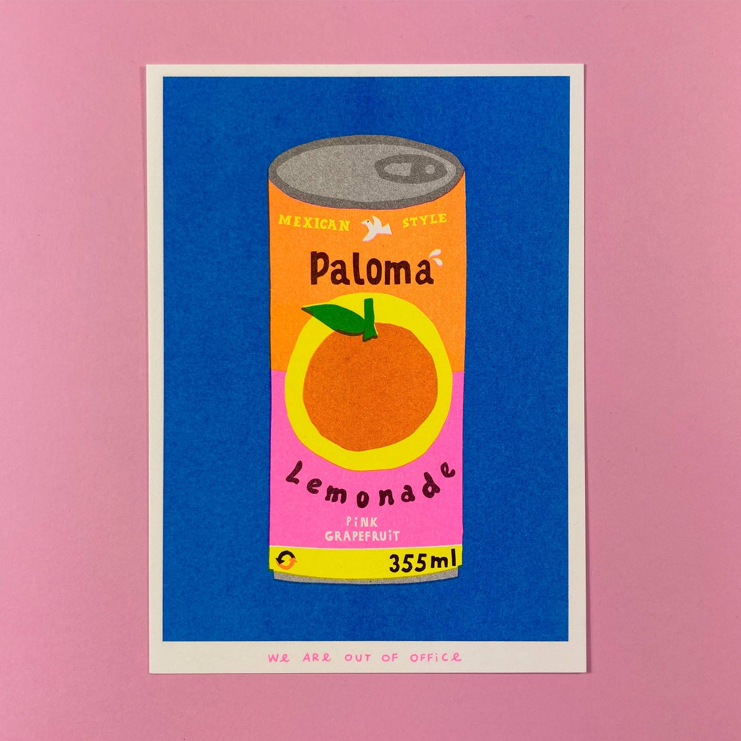Paloma Lemonade - Risograph print