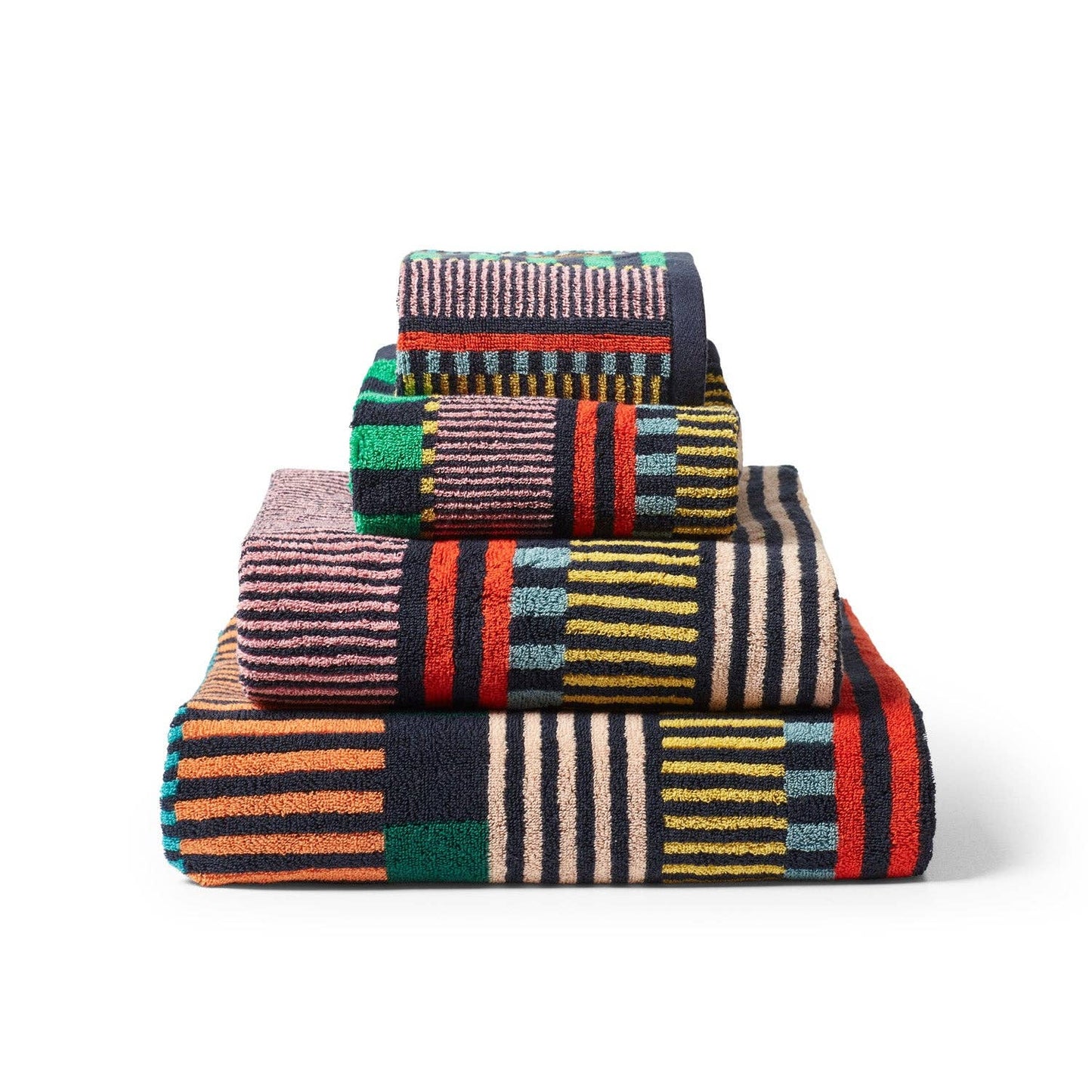 Multi Stripe Bath Towel