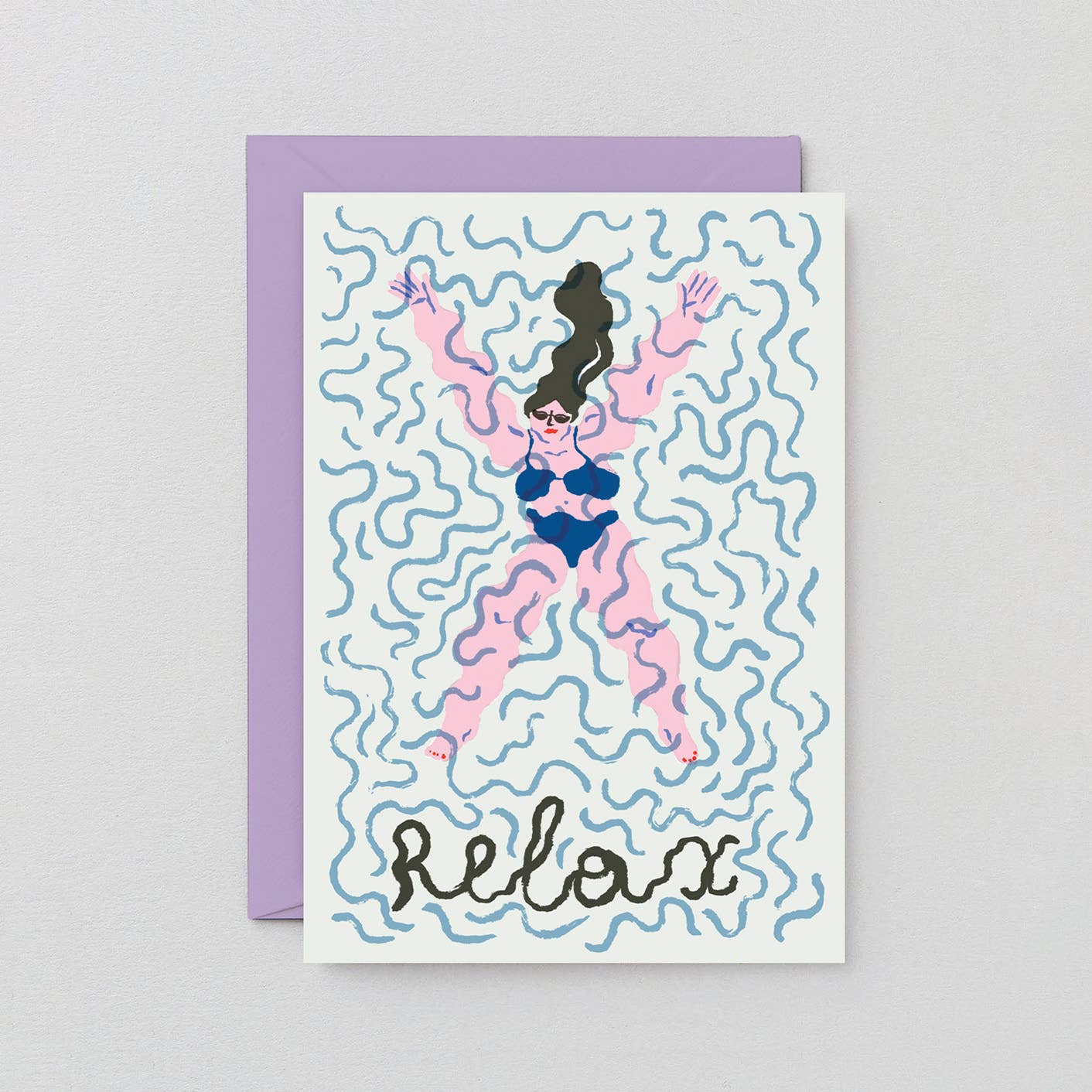 Relax Greetings Card