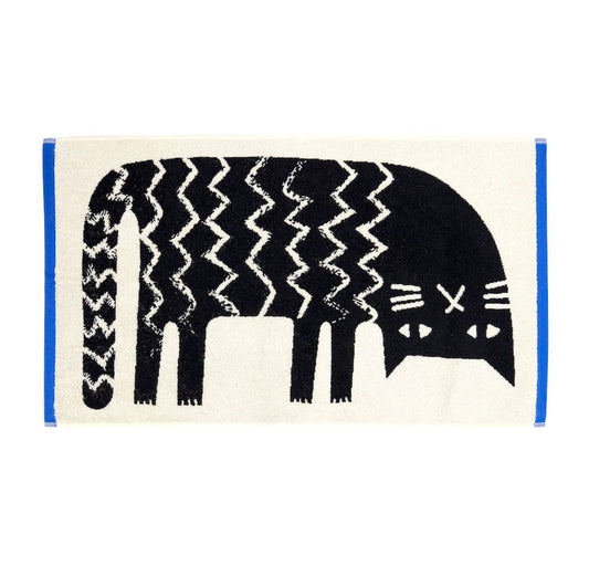 Lazy Cat Hand Towel