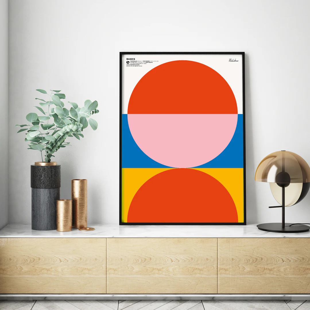 "BASICS" Art Poster by PosterLad