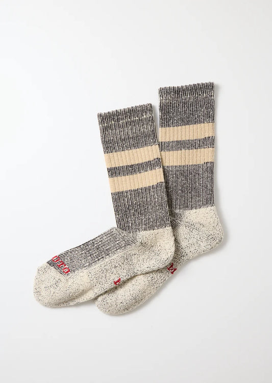 ROTOTO Pile Stripe Marl Socks