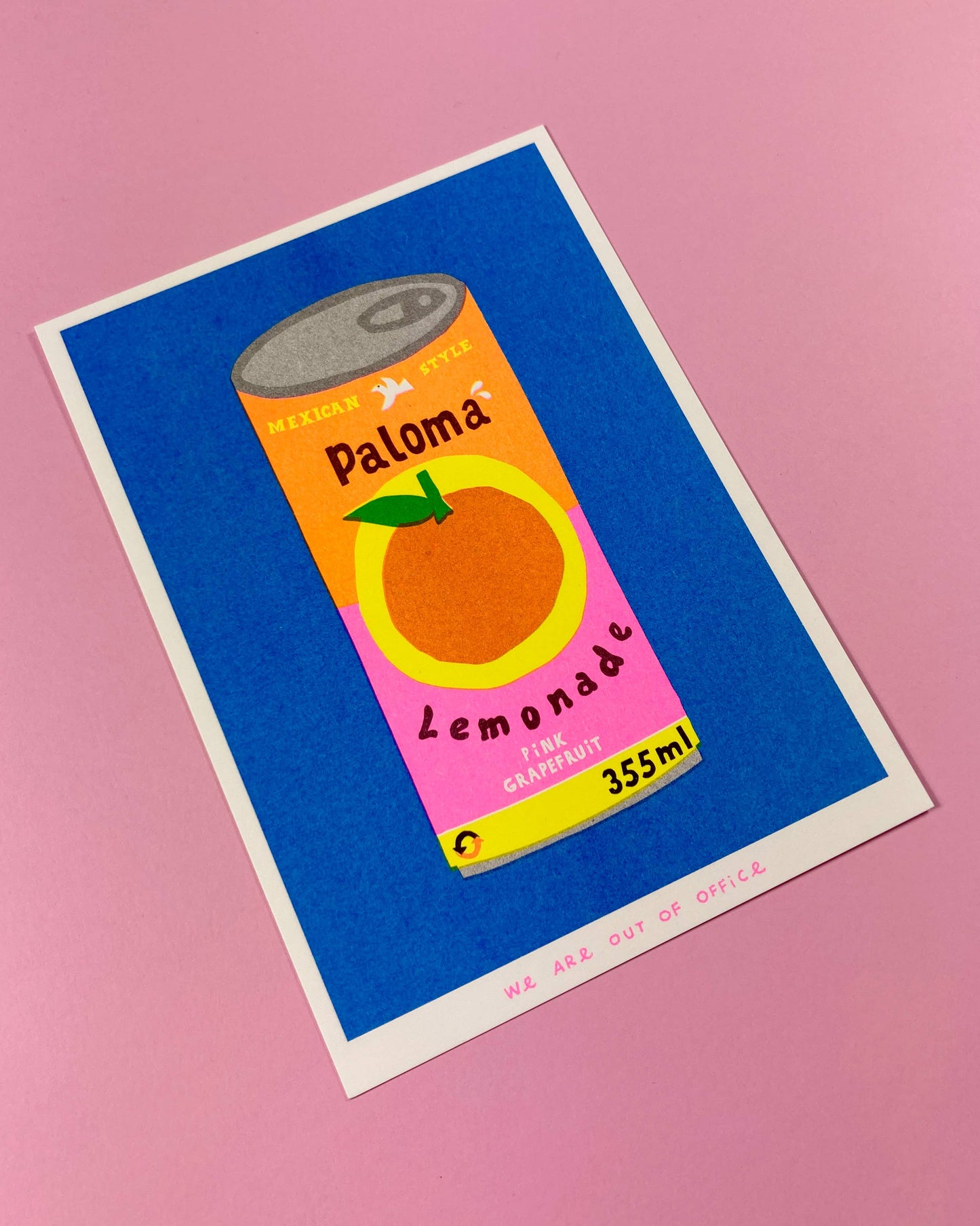 Paloma Lemonade - Risograph print