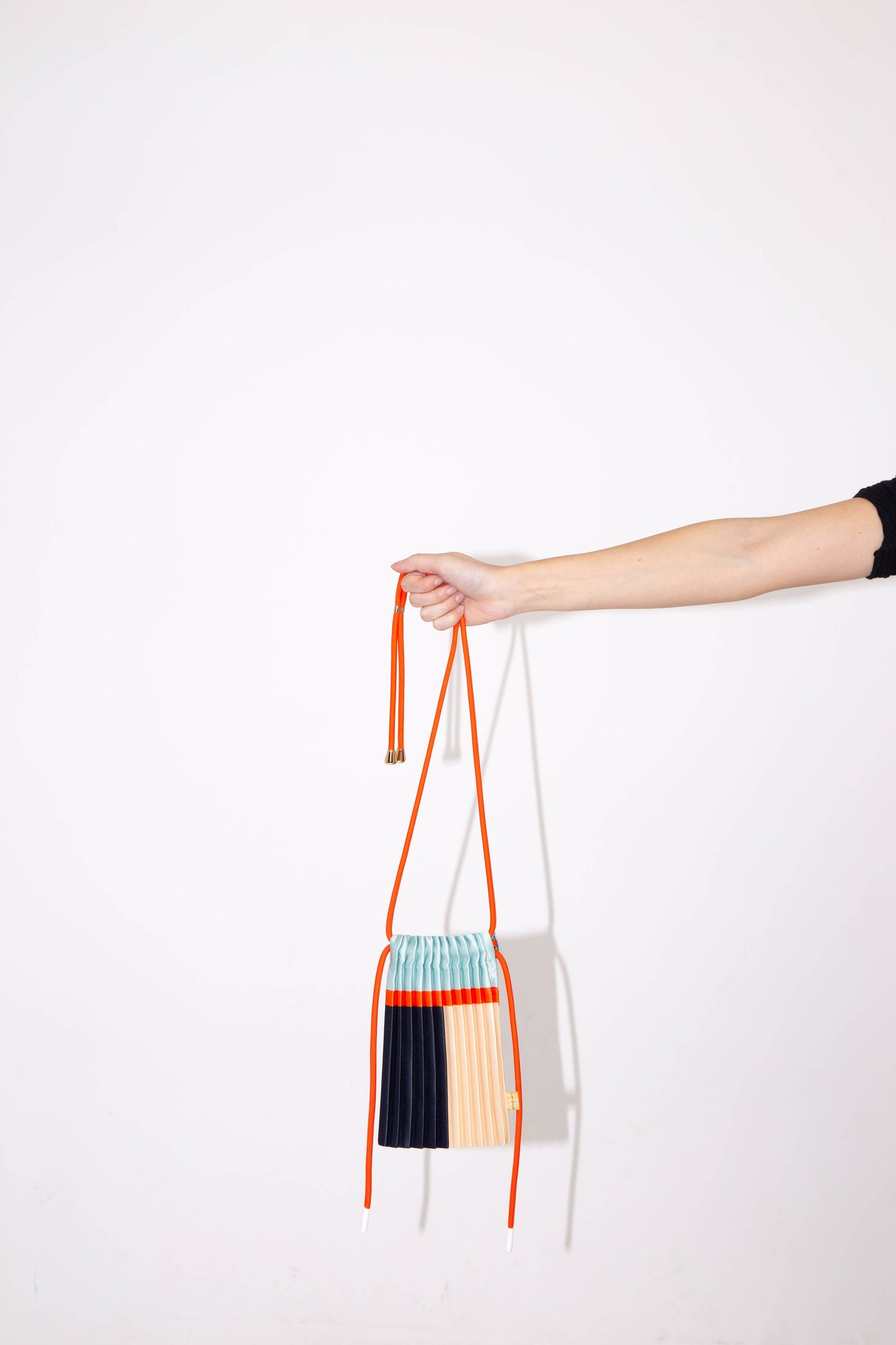 BLUE MINI SATIN BAG - Multitudes