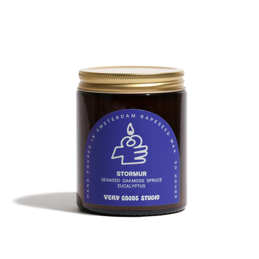 STORMUR  / 170 ml / 45-50 Hours Amber Glass Jars