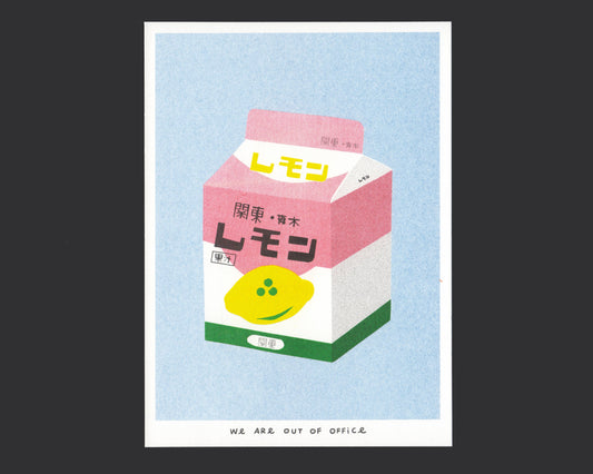 Lemon Milk - Risograph print