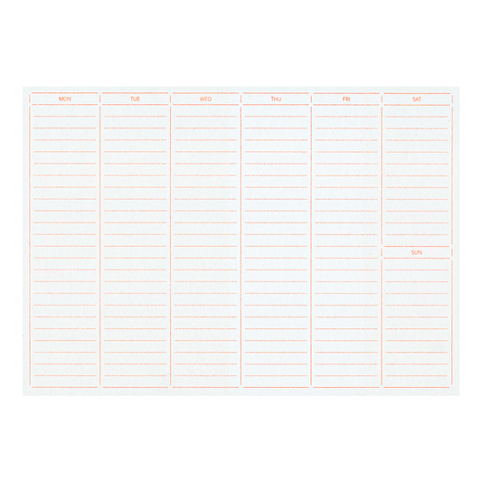 Weekly Planner Neon