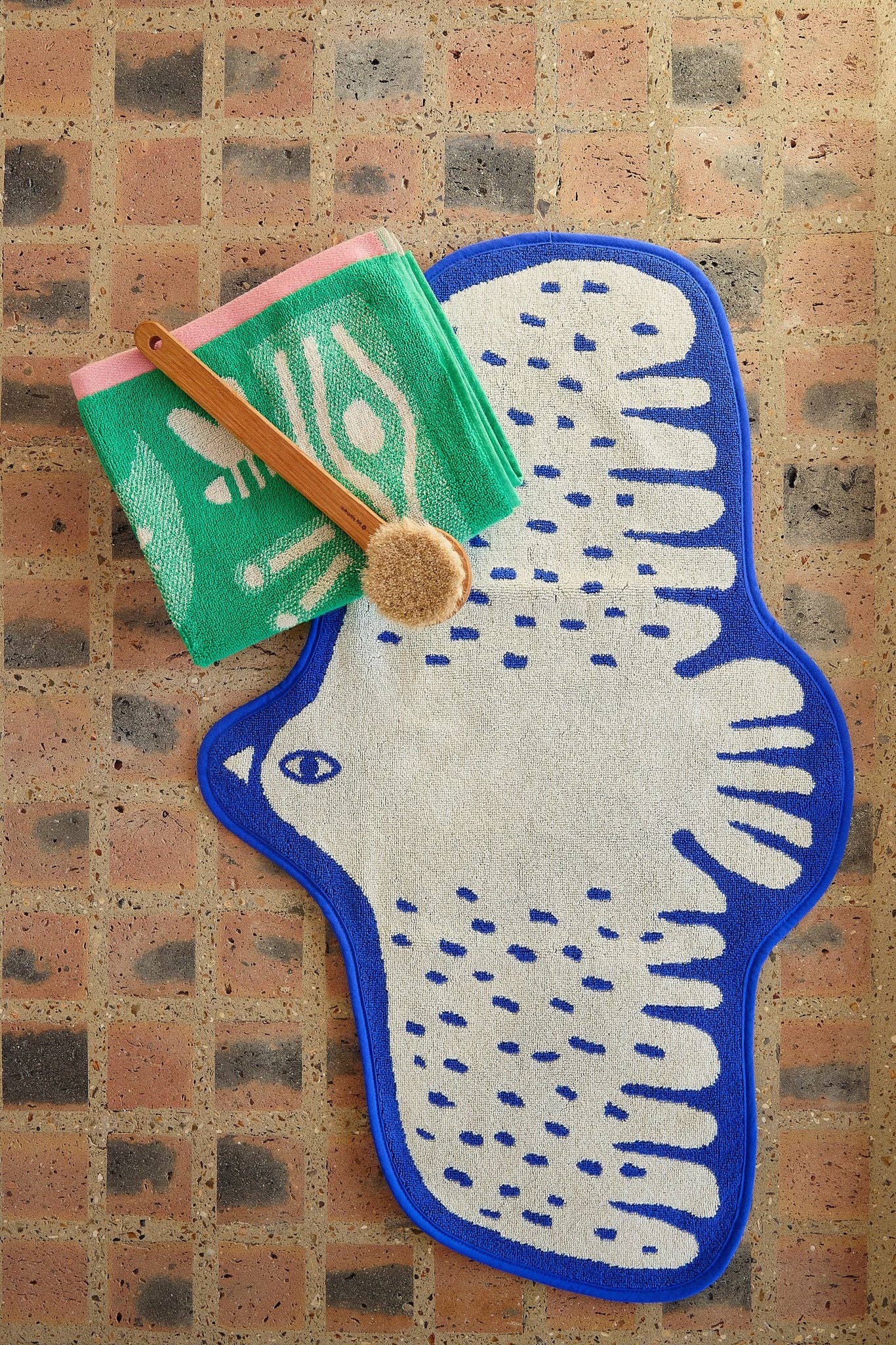 Bird Shaped Bath Mat