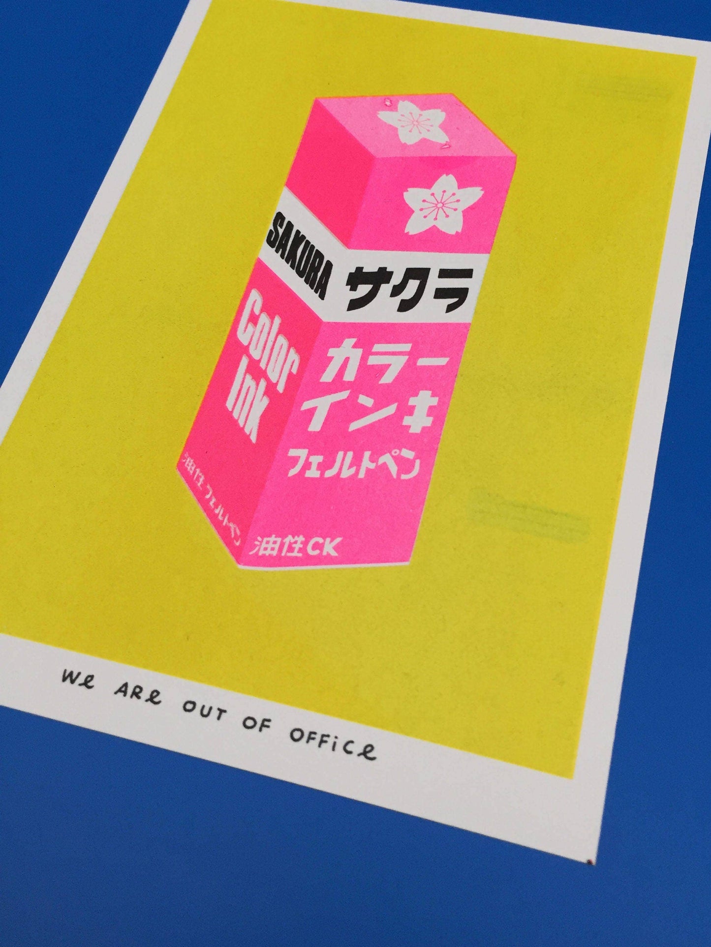 Japanese Sakura Ink - Risograph print