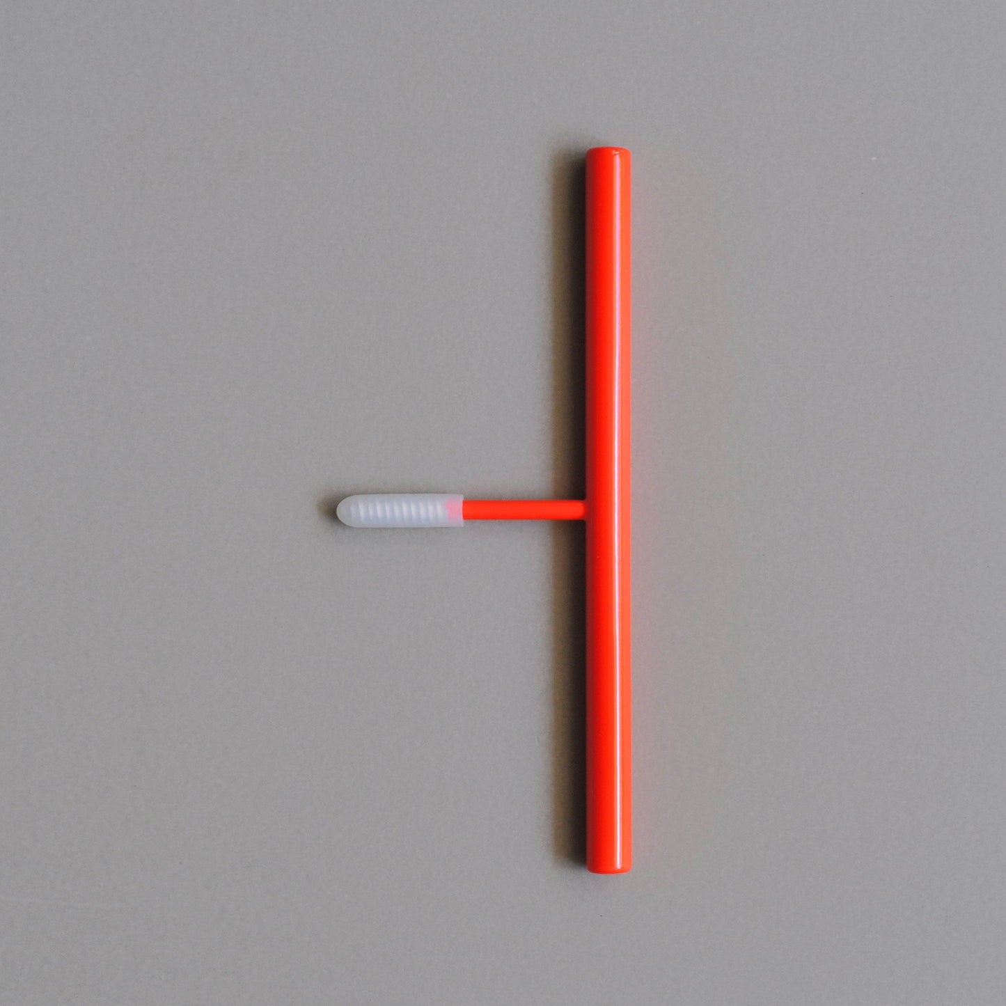 Wall-mounted hooks and Toilet Paper Holder - Neon Red