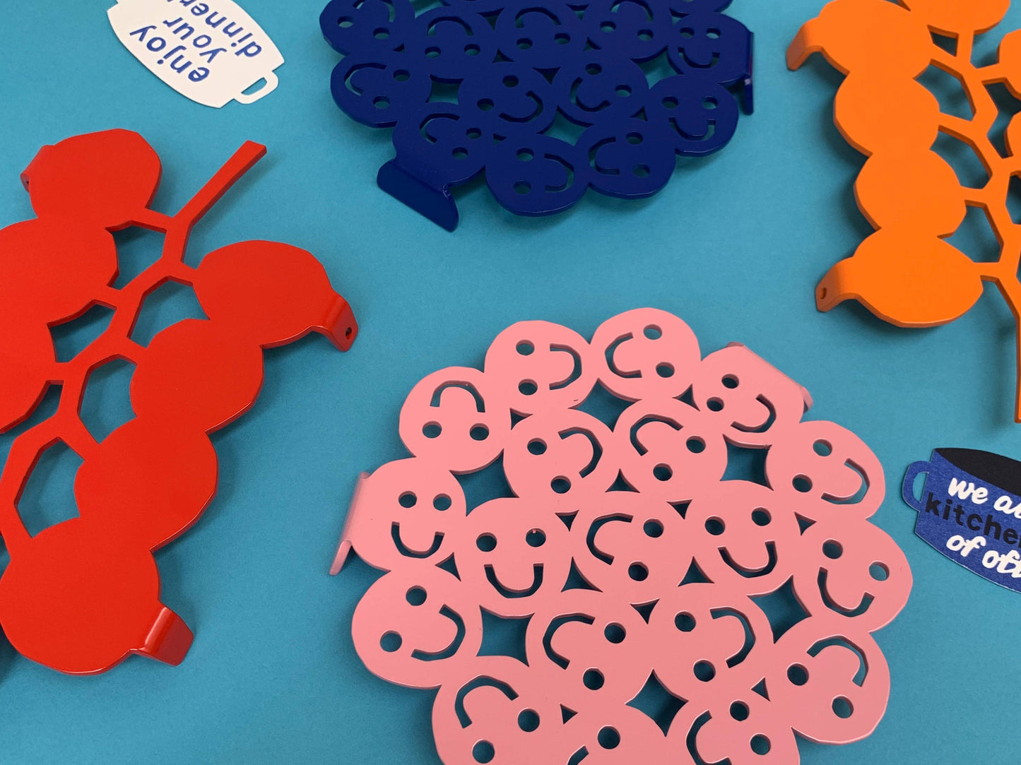 Smiley Trivet in PINK