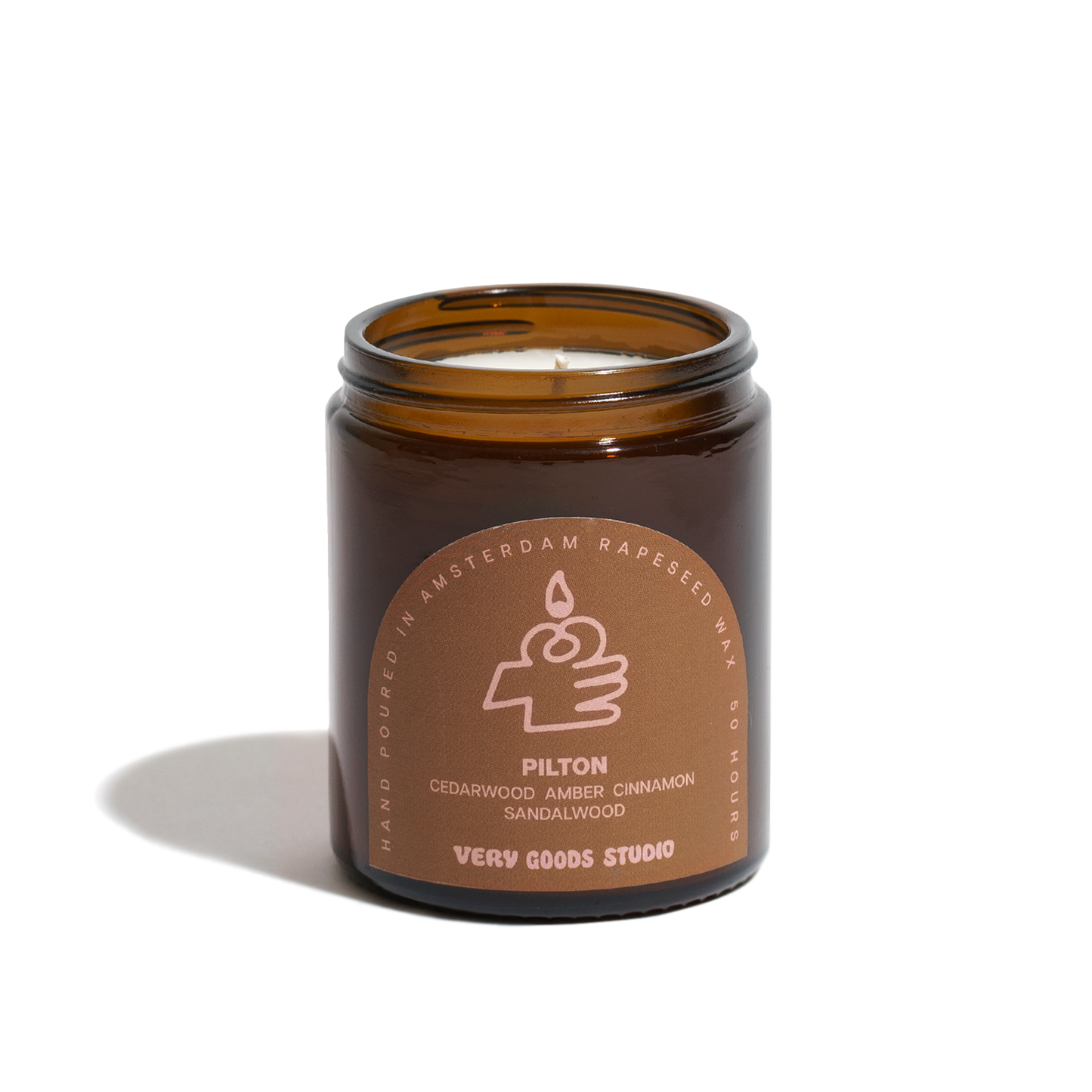 PILTON / 170 ml / 45-50 Hours Amber Glass Jars