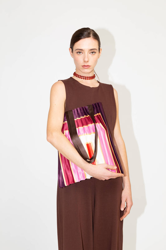 VILLASIMIUS SATIN TOTE BAG - Multitudes