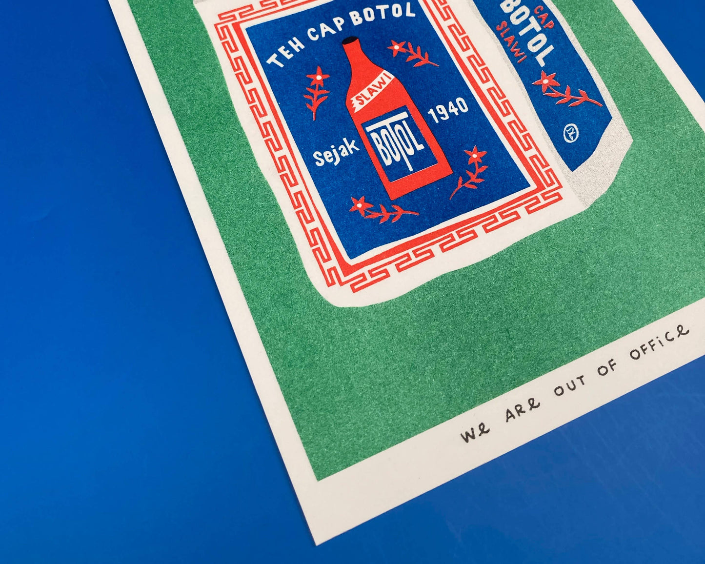 Indonesian Jasmine Tea - Risograph print